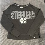 47 Brand Pittsburgh Steelers Sweatshirt 47 Gray Crew Neck Women's XLarge NFL PGH Logo Photo 0