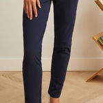 Figspro Skinny Trouser Scrub Pants Navy Blue Size Medium Photo 0