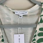 Baltic Born  Kimono Midi Dress Green Print NWT Size XL Photo 6