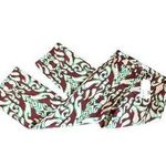 ZARA NWT  Brown and Green Patterned Pants Photo 0