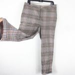 Anthropologie  Malcolm Plaid Tapered Trousers Size 10 High Rise Preppy Minimalist Photo 10