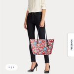 Ralph Lauren Floral Red Tote Bag Photo 3