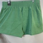 Adidas  Green Athletic Shorts Lightweight Elastic Waist Photo 3