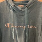 Champion  Baby Blue Lightweight Hoodie Size M Photo 2