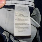 J.Crew  AB649 Vintage Straight Navy Blue Polka Dot Wig Waisted Stretch Pants 26 Photo 6