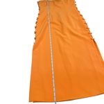 Gianni Bini Elegant Orange Strapless Dress Photo 9