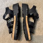 MIA  Girl Seela Black Gladiator Platform Sandals Size 8 Photo 2