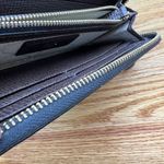 Orla Kiely Punched Stem Brown Leather‎ wallet Photo 4