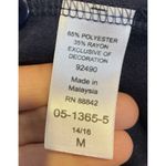 Woman Within Medium 14/16 Maxi Dress Blue Embroidered Floral Boho Cottage Travel Photo 7