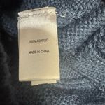 Navy Cable Knit Short Sleeve Dress Blue Size 3X Photo 5