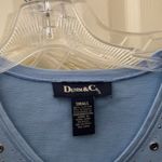 FINAL MARKDOWN Denim and company rivet neck tee small Photo 2