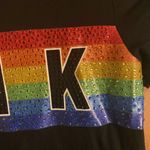 PINK - Victoria's Secret BNWOT | VS PINK | SUPER RARE | PRIDE RAINBOW 🌈 COLORS WITH ALL RHINESTONES Photo 4