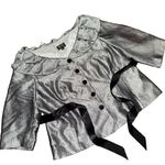 Adrianna Papell 💖 NWT Metallic Green Formal Jacket Photo 0