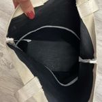 Leed's Beige Miami Graphic Canvas Open Top Tote Approximately 14" X 15" Tan Photo 2