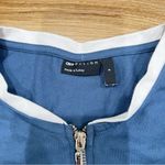 ASOS  Blue and White Short Sleeve Shirt Womens Small Photo 2