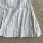 Isaac Mizrahi  cream skirt with crochet size 18 Photo 2