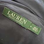 Ralph Lauren Lauren Dress Womens 4 Navy Purple Fit Flare Party Office Career Photo 5