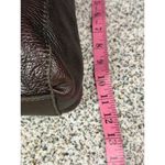 Lucky Brand  Women's Brown Leather Tote Bag Woven Details Casual​​ Photo 5