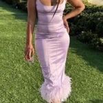 House Of CB  Helena Orchid Satin Midi Dress XS Photo 8