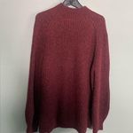 & Other Stories & Other Stories Anthropologie Brown Mock Neck Long Line Wool Blend Knit Sweater Photo 8