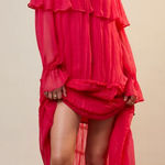 Free People ‎ Cherry Maxi Dress in hot pink size S Photo 0