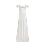 L'Agence Kenna Silk Gown in Ivory Photo 3