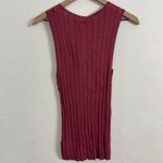 Joie  Purple Maroon Knit Tank Top Size Medium New Photo 5