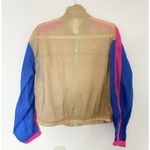 Fabletics Payton Woven Cedar Multi Jacket Lightweight Color-Blocked Zip Jacket M Photo 2