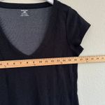 Horny Toad Cap Sleeve Shift Dress Flexcel Size Medium M Dark Gray/Black V-neck Photo 9