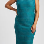 Calvin Klein  Teal Midi Dress size 16W Photo 0
