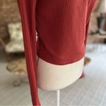 One Clothing Top Cropped Wrap Brown Rust Wrap L (Jrs) Festival Concert Casual Photo 12