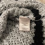 onetheland Women’s  Oversized Sweater Striped Gray Black Size M Photo 2