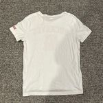 PINK - Victoria's Secret Victoria’s Secret PINK white ohio state t-shirt Sz L Photo 1