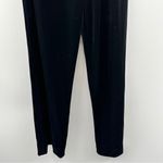 J.R. Nites Pants Women's Size Small Black Crushed‎ Velvet High Rise Straight Leg Photo 1
