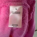 Juicy Couture Vintage 00s Y2K Loungewear Fleece Pullover Sweatshirt Pink Size L Photo 4