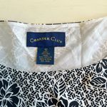 Charter Club VTG  Silk Floral Maxi Dress Fairy Whimsi Black Floral‎ Women’s 12 Photo 1