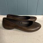 Crocs  Womens Sz 7 Ballet Flats Brown Speckled Slip‎ On Breathable Walking Flats Photo 2