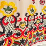 Endless Rose  Floral Embroidered Tunic Top Women's M White Boho Hippie Dainty Photo 2