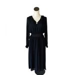 Nanette Lepore NWT $148 Nanette Madeline Clip Dot Midi Dress Black SZ-8 Photo 1