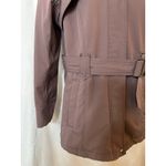 Gerry Softshell Belted Jacket Womens S Removable Hood Warm Faux Fur Coat Red Photo 4