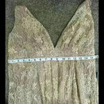 Lulus Dusty Rose  Stolen Moments Maxi Dress Sheer Lace Wedding homecoming dress Photo 6