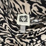 Anne Klein  Black and White Ruched Pencil Midi Skirt Photo 1