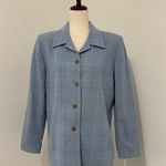 Pendleton Vintage  Baby Blue 100% Virgin Wool Blazer  Size 14 Photo 0
