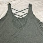 Zoe & Liv Olive Green Graphic Tank Top Photo 3