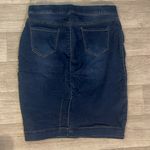 Ultra soft knit small Denim Pencil Skirt Photo 2