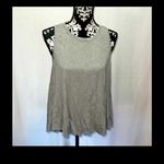 Dina Be Gray Open Back Super Soft Strechable Tank Top Size Small Muscle Tee. Photo 5