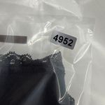 PINK - Victoria's Secret PINK Nation Black Lace Trim Bandeau Crop Top Bra Shirt M Medium READ Photo 7