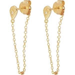 Boutique NEW 18k Gold Filled Women's Chain Dangle‎ Drop Earrings Photo 0