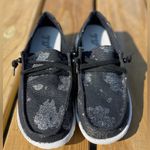 New Women's Gypsy Jazz Sparkly Cow Shoes Animal Print Slip on Sneakers Size 9.5 Black Photo 1