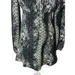 Urban Outfitters  Vivienne Printed Long Sleeve Mini Dress Medium Photo 4